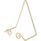 Bard's Gold-toned Wall Mountable Platter Hanger, 7" H x 5.5" W x 3.5" D (For 9.5" - 10.5" Platters)
